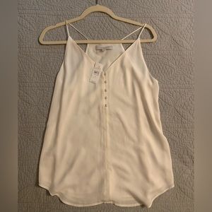 Loft White Tank Camisole, Size Small NWT